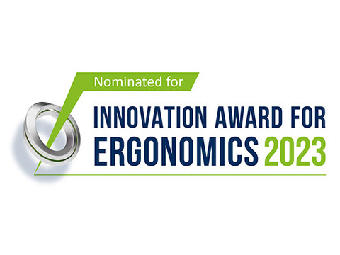 IGR Innovationspreis Ergonomie Logo nominated 2023 533x400px